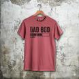 Dad BOD Loading 2024 Dad Fathers Day Baby Announcement Men's Comfort Colors T-Shirt Crimson