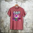 Dad Of The Bowler Girl Matching Family Bowling Birthday Men's Comfort Colors T-Shirt Crimson