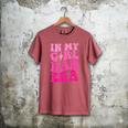 In My Dad Era Girl Groovy Retro Papa Fathers Day Men's Comfort Colors T-Shirt Crimson