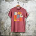 In My Dad Era Groovy Papa Daddy Fathers Day For Men Men's Comfort Colors T-Shirt Crimson In My Dad Era Groovy Papa Daddy Fathers Day For Men Men's Comfort Colors T-Shirt Crimson