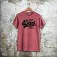 Dad From Kids Best Dad Ever Father's Day Men's Comfort Colors T-Shirt Crimson