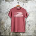 Dad The Man The Myth The Grill Master USA Flag Father's Day Men's Comfort Colors T-Shirt Crimson