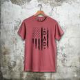 Dad Patriotic American USA Flag Father's Day Dad Men's Comfort Colors T-Shirt Crimson