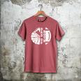Dad Of Both Proud Football And Cheer Dad Men's Comfort Colors T-Shirt Crimson