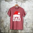 Dad Santa Christmas Family Matching Pajamas Papa Xmas Father Short Sleeve Men's Comfort Colors T-Shirt Crimson