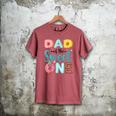 Dad Of The Sweet One 1st Birthday Girl Donut Party Men's Comfort Colors T-Shirt Crimson
