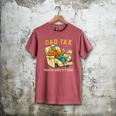 Dad Tax Graphic Tee Fathers Day Men's Comfort Colors T-Shirt Crimson
