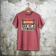 Dad Of a Teenager Official Teenager Matching Men's Comfort Colors T-Shirt Crimson