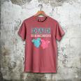 Dad Of Twins Family Daddy Fathers Day Future Parents Men's Comfort Colors T-Shirt Crimson