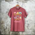 Dad Of The Two Sweet Birthday Girl Ice Cream Lovers 2nd Men's Comfort Colors T-Shirt Crimson