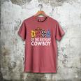 Dada 1st Birthday Cowboy Western Dada Birthday Boy Men's Comfort Colors T-Shirt Crimson