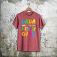 Dada Of The Birthday Girl Retro 80's Party Shirt Men's Comfort Colors T-Shirt Crimson
