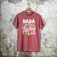 Dada Of The Lucky One First Birthday St Patrick's Day Men's Comfort Colors T-Shirt Crimson