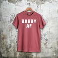 Daddy AF As Fuck Christmas T-Shirt Men's Comfort Colors T-Shirt Crimson