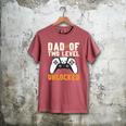 Daddy Again Leveled Up To Dad Of 2 Gamer Dad Level Unlocked Men's Comfort Colors T-Shirt Crimson