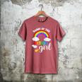 Daddy Of The Birthday Girl Rainbow B-Day Matching Family Men's Comfort Colors T-Shirt Crimson