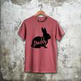 Daddy Bunny Rabbit Father Dad Easter Men's Comfort Colors T-Shirt Crimson