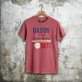 Daddy Dad First Birthday Little Rookie Baseball The Big One Men's Comfort Colors T-Shirt Crimson Daddy Dad First Birthday Little Rookie Baseball The Big One Men's Comfort Colors T-Shirt Crimson