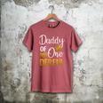 Daddy Of Mr Onederful 1st Birthday Father's Day First Daddy Men's Comfort Colors T-Shirt Crimson