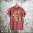 Daddy Of The One-A-Saurus 1St Birthday Boy Dinosaur Men's Comfort Colors T-Shirt Crimson