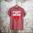 My Daughter Is A Doctor Shirt Proud Parents Graduation Men's Comfort Colors T-Shirt Crimson