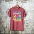 Dead Dad Club Surviving On Dark Humor Hippie Men's Comfort Colors T-Shirt Crimson