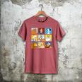 Disney Classic Father's Day Disney Dads Colorful Panels Men's Comfort Colors T-Shirt Crimson