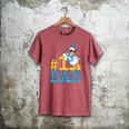 Disney Donald Duck Number One Dad Sunglasses Father's Day Men's Comfort Colors T-Shirt Crimson
