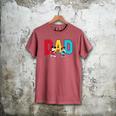 Disney Mickey And Friends Mickey Minnie Dad Collegiate Logo Men's Comfort Colors T-Shirt Crimson