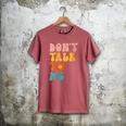 Don't Talk To Me Sarcastic Introvert Antisocial Men's Comfort Colors T-Shirt Crimson