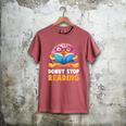 Donut Stop Reading Cute Book Reader Bookworm Donut Day Men's Comfort Colors T-Shirt Crimson