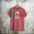 El Papa Mas Chingon Best Mexican Dad Men's Comfort Colors T-Shirt Crimson El Papa Mas Chingon Best Mexican Dad Men's Comfort Colors T-Shirt Crimson