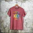 Equal Rights Book Flower Equality Peace Love Kindness Book Men's Comfort Colors T-Shirt Crimson