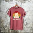 Ew People Introvert Cat Lover Crazy Colorful Cat Lady Men's Comfort Colors T-Shirt Crimson