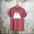 Ew People Introvert Sayings Sarcastic Cat Quote Men's Comfort Colors T-Shirt Crimson