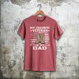 Father Veterans Day My Favorite Veteran Is My Dad For Kids Men's Comfort Colors T-Shirt Crimson