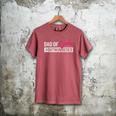 Father's Day Dad From Girl Outnumbered Men's Comfort Colors T-Shirt Crimson