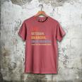 Fathers Day Dad Veteran Grandpa Great Grandpa Men's Comfort Colors T-Shirt Crimson