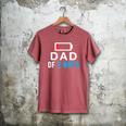 Father's Day Tee Dad Of 2 Boys Man Idea Men's Comfort Colors T-Shirt Crimson