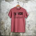 Fathor Like Dad Just Way Mightier Father's Day FA-Thor Men's Comfort Colors T-Shirt Crimson Fathor Like Dad Just Way Mightier Father's Day FA-Thor Men's Comfort Colors T-Shirt Crimson