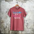 Fish-He Or Fish-She Dad To Be Gender Reveal Baby Shower Men's Comfort Colors T-Shirt Crimson