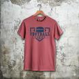 Football Senior Night Football Senior 2025 Graduation 44 Men's Comfort Colors T-Shirt Crimson
