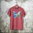 Frutiger Aero Aesthetic Butterfly Computer Fishes Scenery Men's Comfort Colors T-Shirt Crimson Frutiger Aero Aesthetic Butterfly Computer Fishes Scenery Men's Comfort Colors T-Shirt Crimson