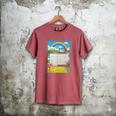 Frutiger Aero Aesthetic Rainbow Glitch Art Men's Comfort Colors T-Shirt Crimson