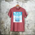 Frutiger Aero Aesthetic Tech Kawaii Milk Underwater Fishes Raglan Baseball Tee Men's Comfort Colors T-Shirt Crimson Frutiger Aero Aesthetic Tech Kawaii Milk Underwater Fishes Raglan Baseball Tee Men's Comfort Colors T-Shirt Crimson