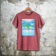 Frutiger Aero Aesthetics Men's Comfort Colors T-Shirt Crimson