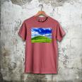 Frutiger Aero Meadow Aesthetic Y2k 2000s Ironic Nostalgic Men's Comfort Colors T-Shirt Crimson