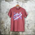 Frutiger Aero Y2K Chrome Dolphin Men's Comfort Colors T-Shirt Crimson Frutiger Aero Y2K Chrome Dolphin Men's Comfort Colors T-Shirt Crimson