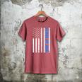 Funny Class Of 2021 American Flag Senior Graduation Men's Comfort Colors T-Shirt Crimson