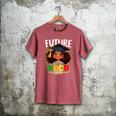 Future HBCU Grad Afro Girl College Graduation Kids Men's Comfort Colors T-Shirt Crimson